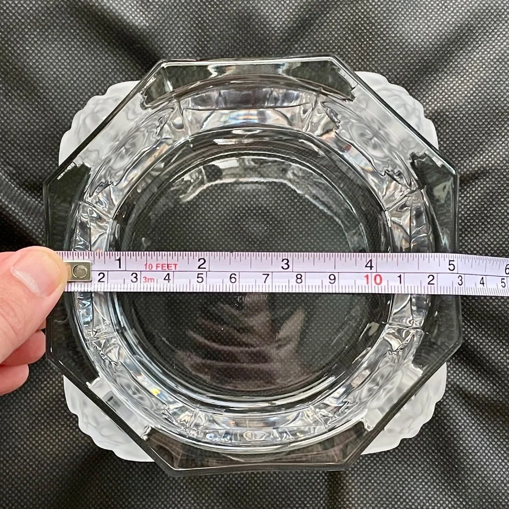 Versace x Rosenthal Medusa Lumiere Clear Crystal Bottle Coaster